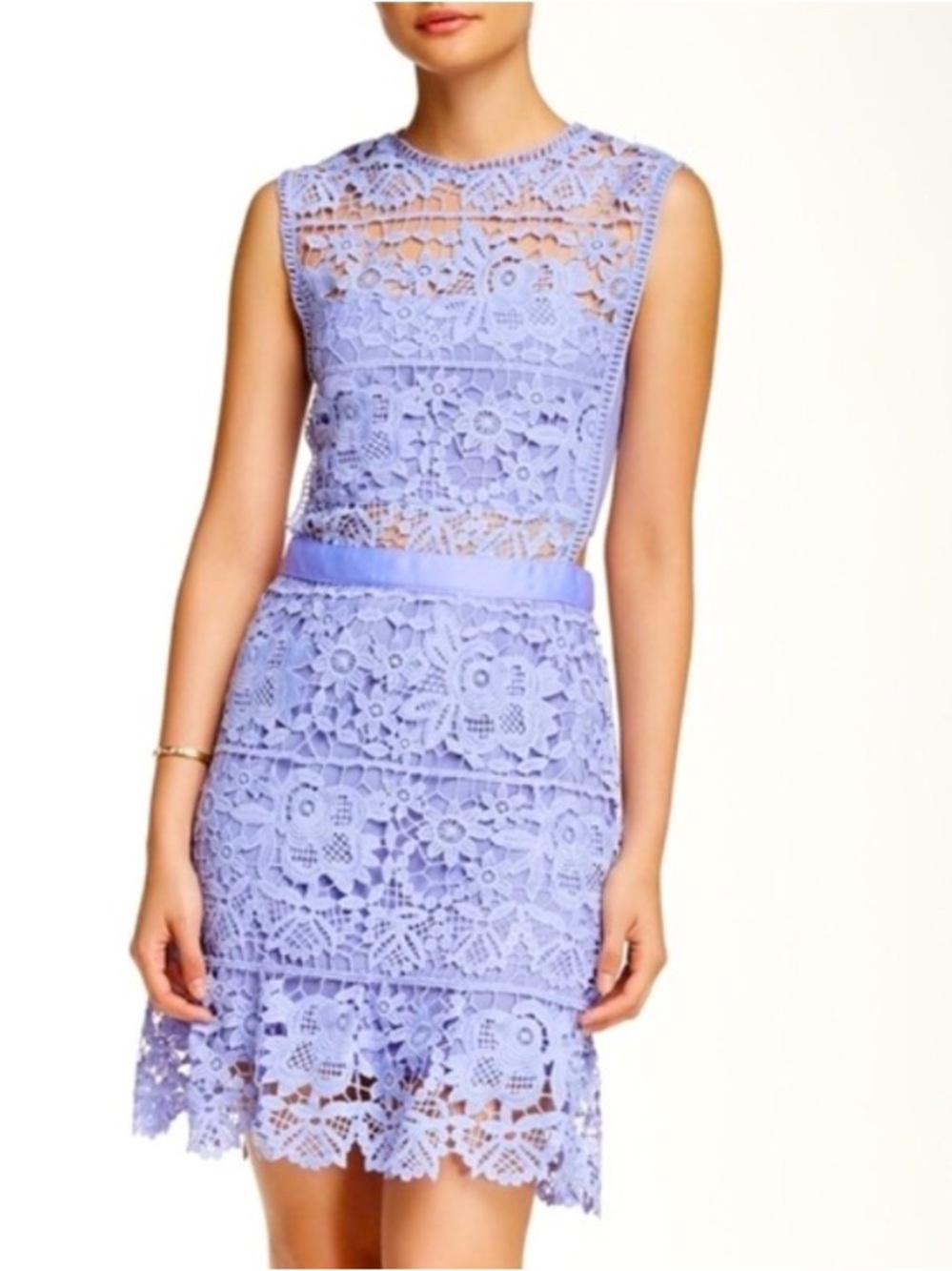 ROMEO & JULIET COUTURE LILAC LACE DRESS